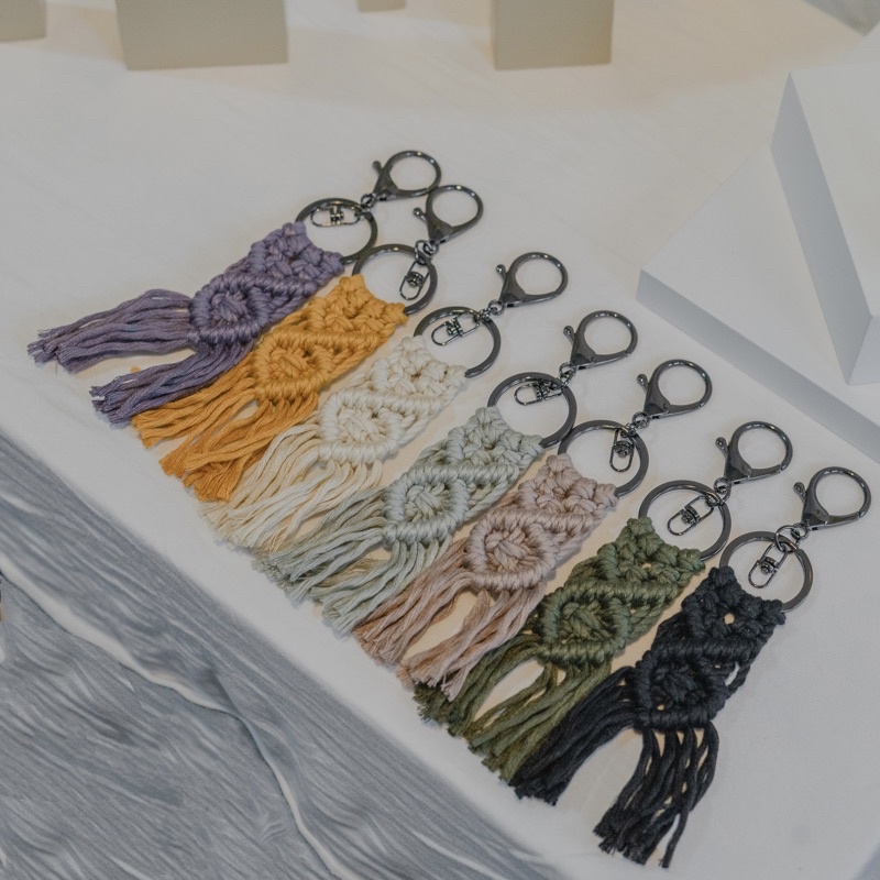 jena.studio_  MACRAME KEYCHAIN