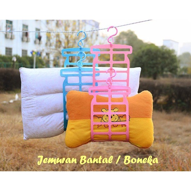 IKILOSHOP gantungan jemuran bantal boneka hanger jemuran guling