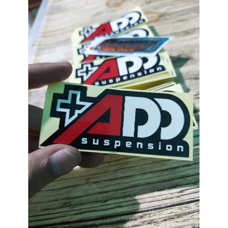 STICKER Stiker SHOCK ADD SUSPENSION