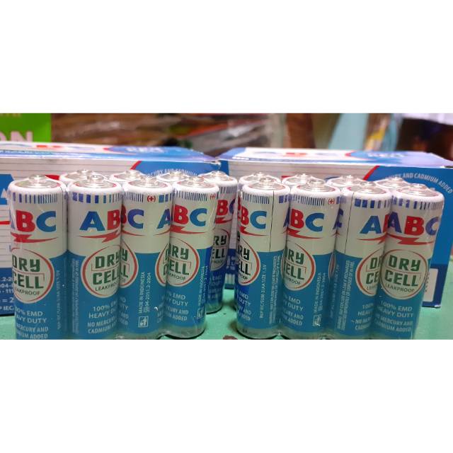 BATU BATERAI ABC AA ISI 4 PCS / BATERAI JAM / BATERAI ABC A2 / BATU ABC KECIL / ABC JAM
