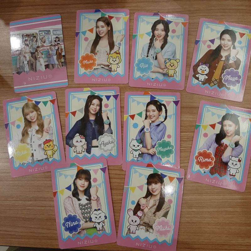Niziu Photopack- Niziu Photocard set Tamagotchi Niziu