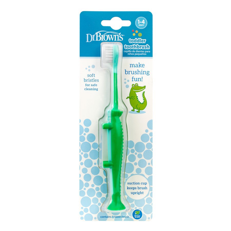 Dr. Brown's Toddler Toothbrush Sikat Gigi Anak Crocodile