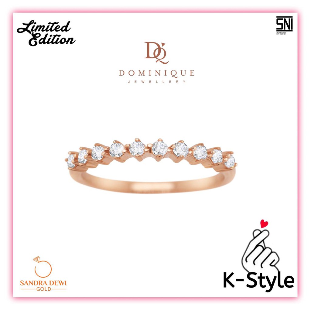 Cincin Sandra Dewi Gold K-Style Collections RI190645