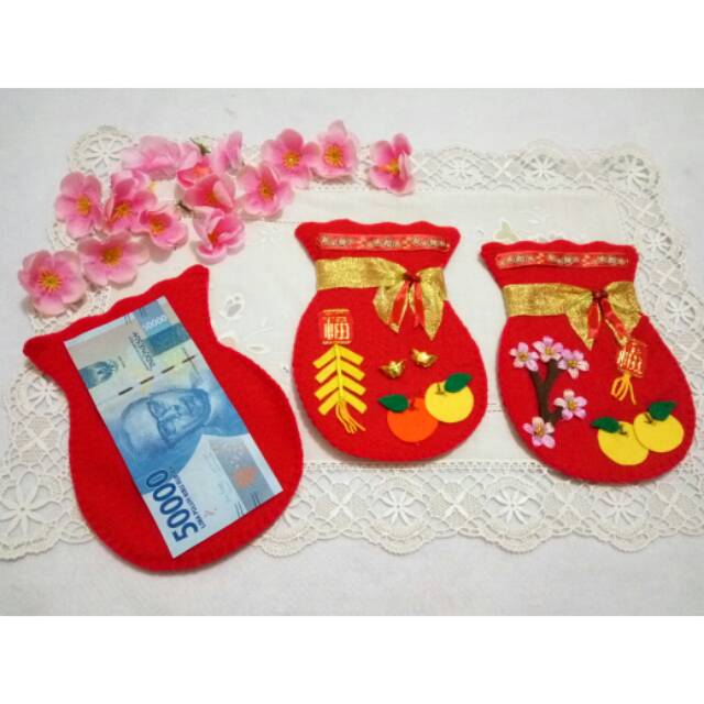 

Angpao flanel handmade edisi imlek size besar