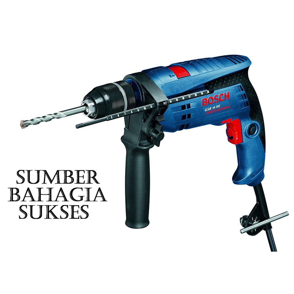Mesin Bor Tangan Listrik Impact Drill GSB 16 RE ( Bosch )