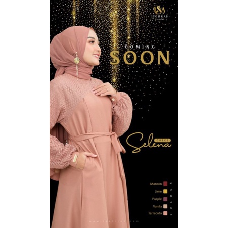 Selena Dress by Isa hijab Original | Gamis Brukat Bunsui Friendly