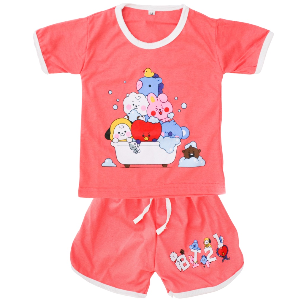 BabynKids -  Setelan Anak & Bayi Chupa Chup / Baju Anak Perempuan Gambar Karakter / Setelan Anak Unisex 0 - 5 Tahun-1