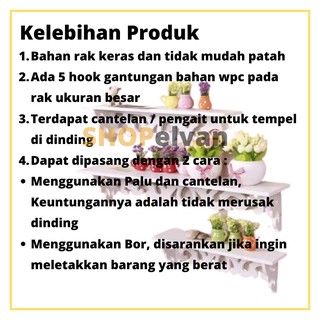  DEKORASI  RUMAH  RAK PAJANGAN TEMPAT HIASAN DINDING VINTAGE  