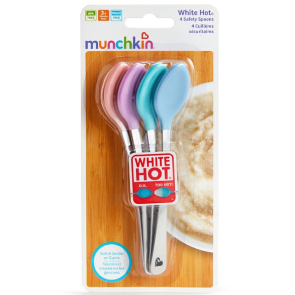 Munchkin White Hot Spoon Metal 4PK