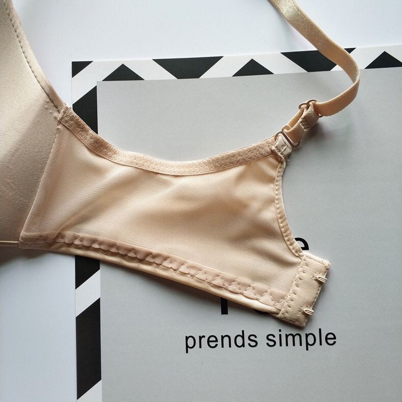 GO! 018 BRA WANITA MODEL SIMPLE BH CEWEK TANPA KAWAT KOREAN FASHION PUSH UP BRA SIZE 34 36 38 COD