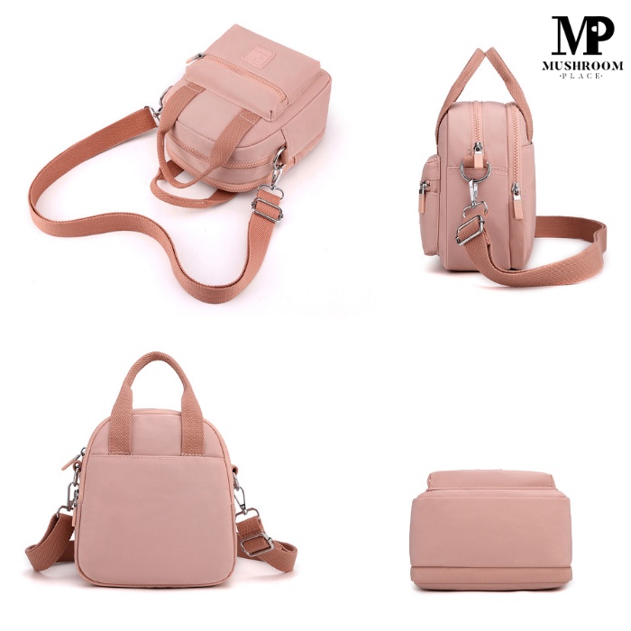 Tas Mini Perempuan Korea Import | Tas Selempang Kecil Wanita Warna Pastel | Sling Bag Cewek Resleting Anti Air Colourful Colorful Fox CF 457-458