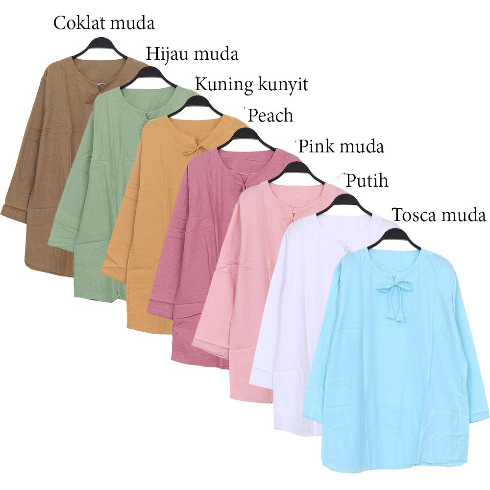 Pakaian Wanita Ukuran Jumbo Baju  Atasan  Blouse Big Size 