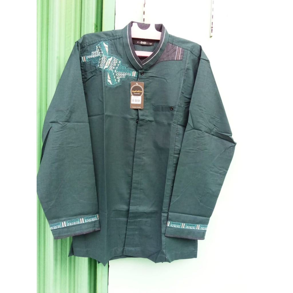 Syahdika – Baju Muslim Koko Dewasa Lengan Panjang