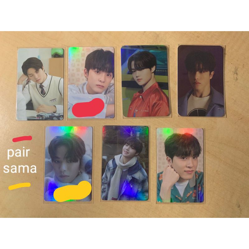 pc photocard pob weverse wv welcol 2022 asahi jaehyuk doyoung junghwan indoor outdoor piyama hantu t