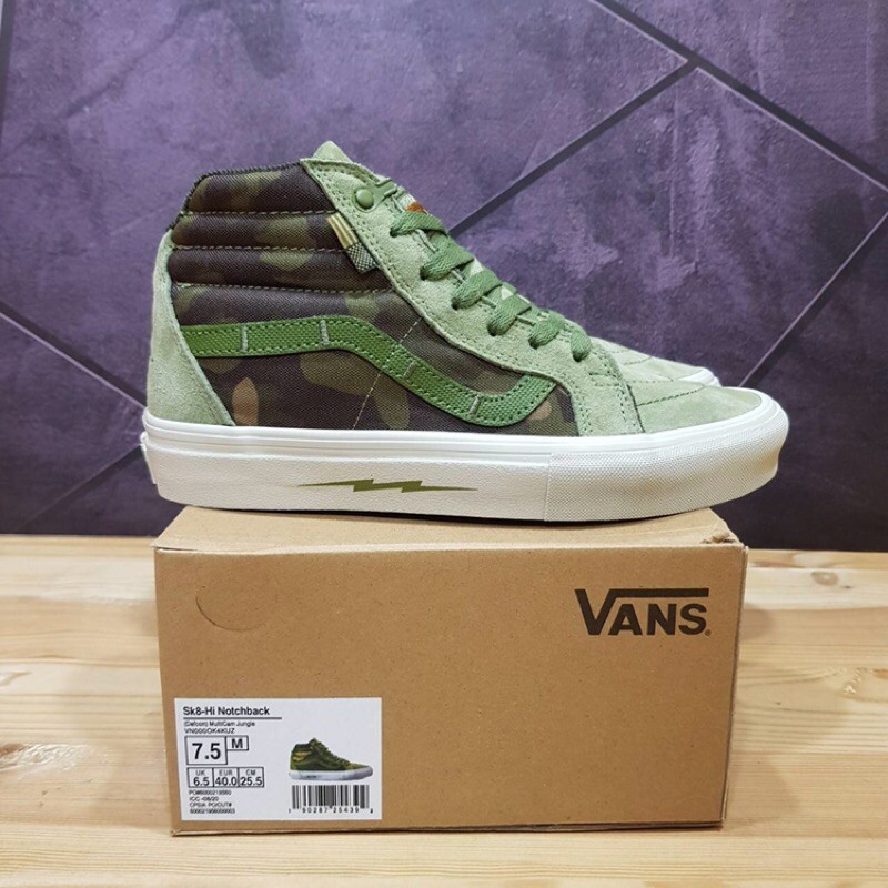 Vans Sk8 Hi Notchback Defcon Multicam Jungle