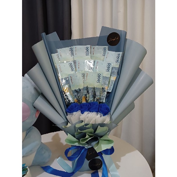bouquet uang 50k