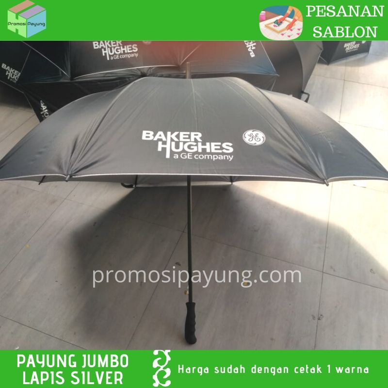 [ payung custom grosir ] payung ukuran besar jumbo golf premium anti UV sudah sablon 1 warna