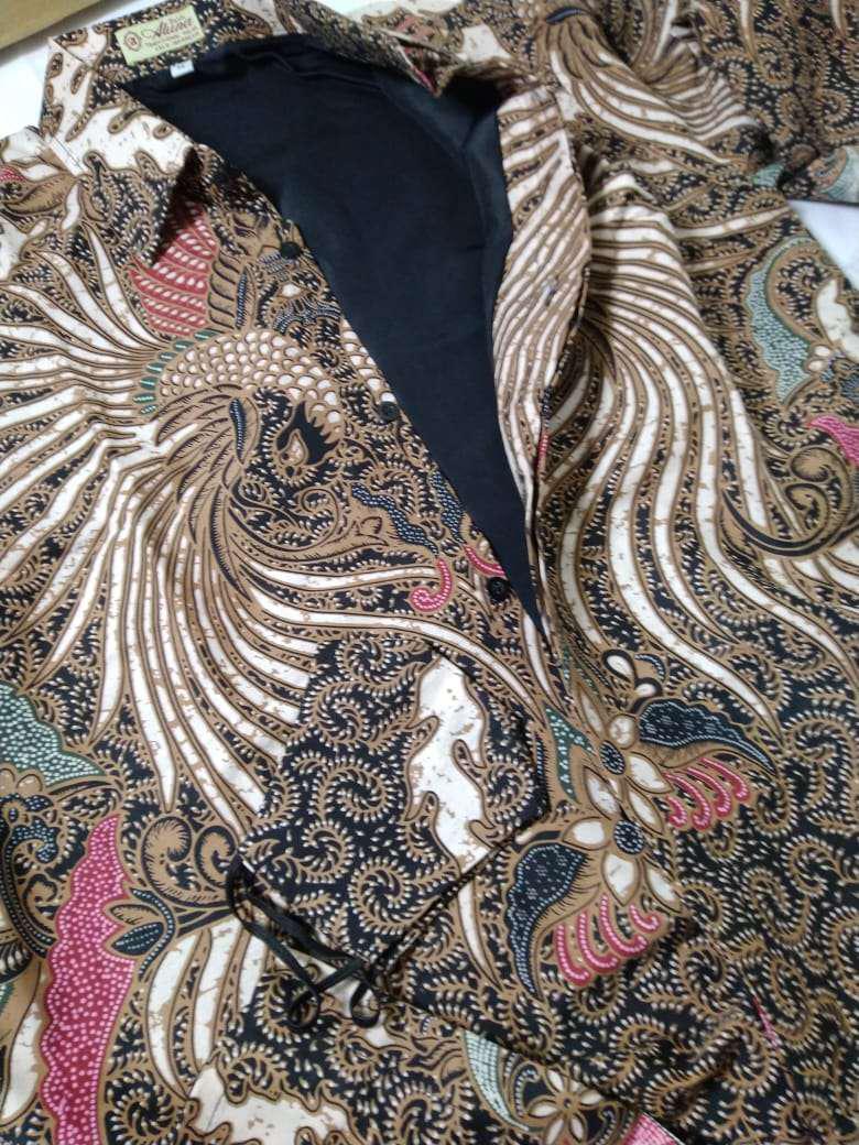 Batik Premium Aluna Slim Fit Lengan Panjang Exclusive Pria Premium Solo Alisan Prabu Modern Pwc 013