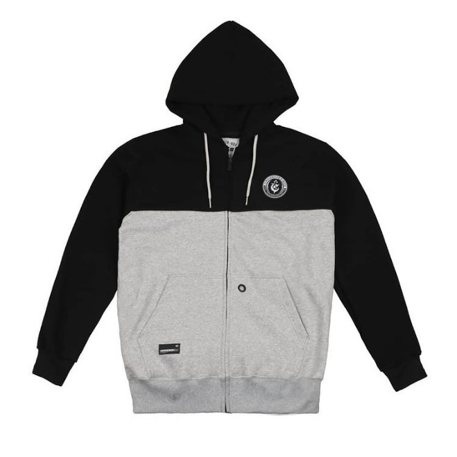 JAKET CROSSOVER | DUOC BLACK GREY