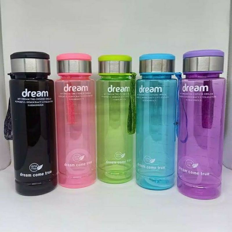 Botol Minum Dream Aneka Warna 1000 ML Botol  My Dream 1000ML My Bottle Dream Infused Water 1 Liter