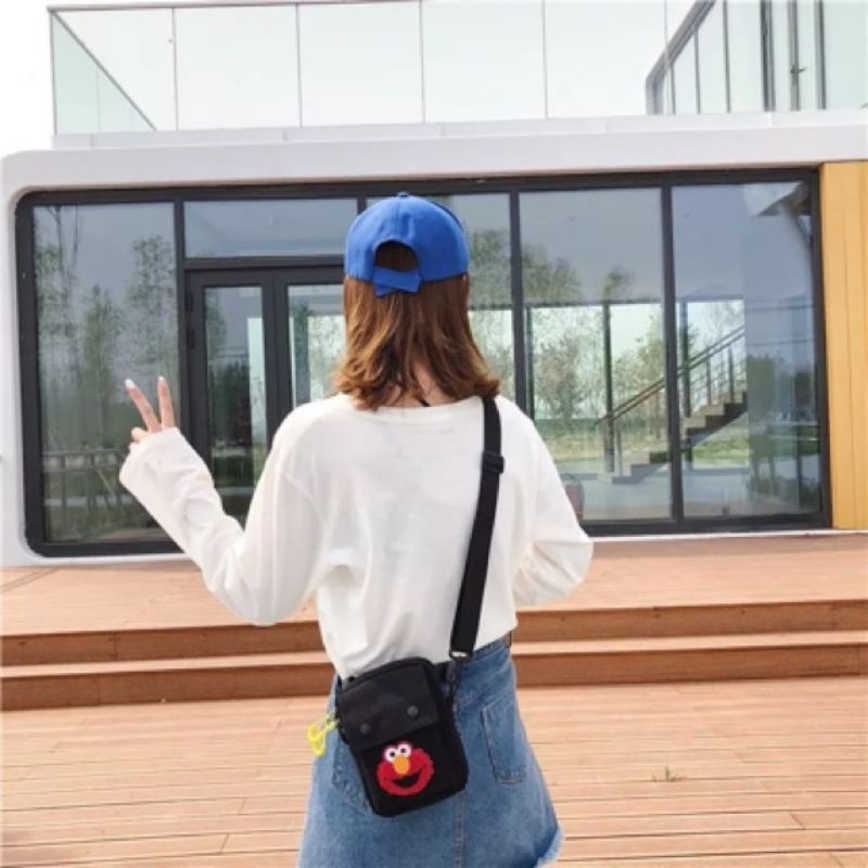 Y1405- ELMO Tas Selempang Wanita Slingbag Mini pria wanitatas selempang lokal