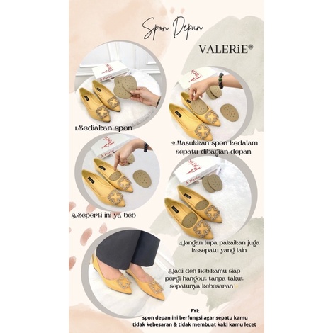 Spon depan solusi untuk sepatu kebesaran 1 size sol&liner