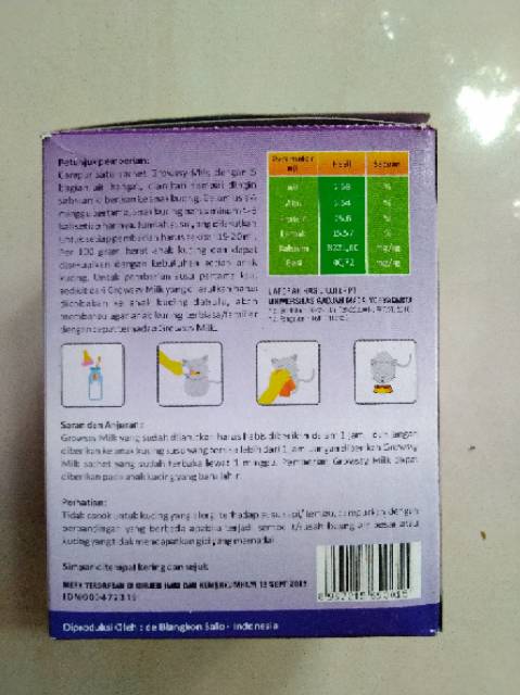 Susu Kucing GROWSSY Sachet