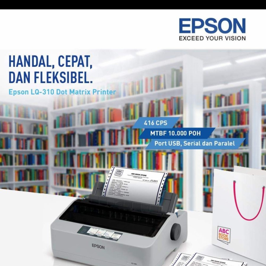 Printer Epson LQ-310 / Print LQ310 / LQ 310 / Dot Matrix / Print Kasir