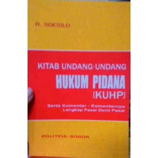 Jual KITAB UNDANG-UNDANG HUKUM PIDANA (KUHP) | Shopee Indonesia