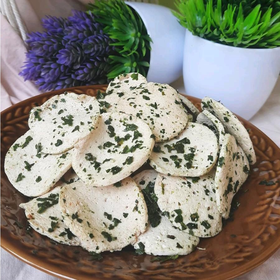 

Basreng bulat rasa gurih daun jeruk Termurah 500GRAM