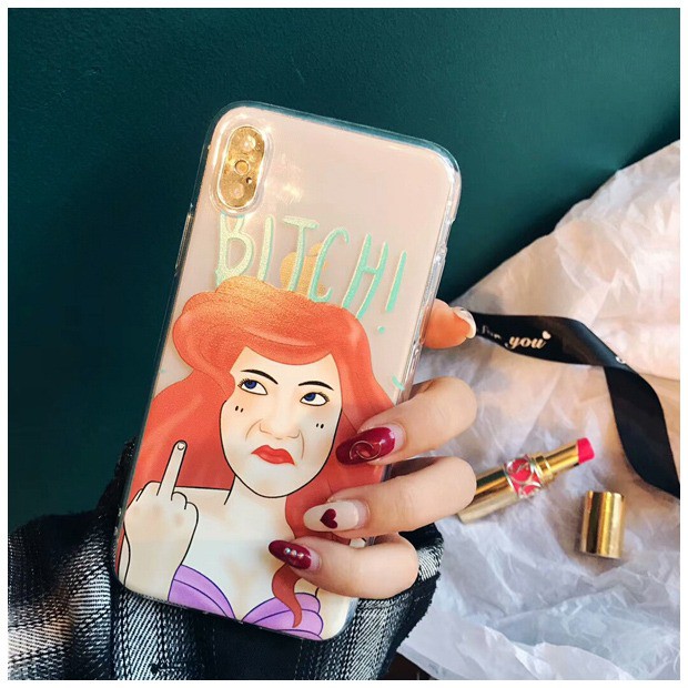 Bad Princess anticrack printing case iphone samsung grand prime a20 oppo a7 f5 f7 f9 a3s vivo y91 y93 y95 v15