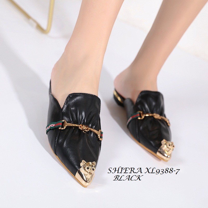 SEPATU WANITA LOAFERS MULES SHOES FLAT XL9388-7 (RESTOCK)