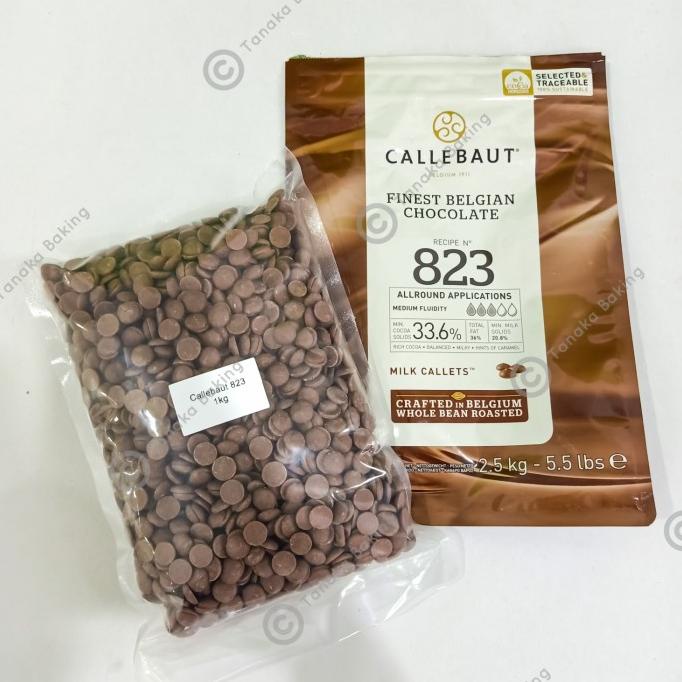 

REPACK Callebaut Milk Caramel Chocolate Couverture 823 33,6% 1 Kg ---NEW---