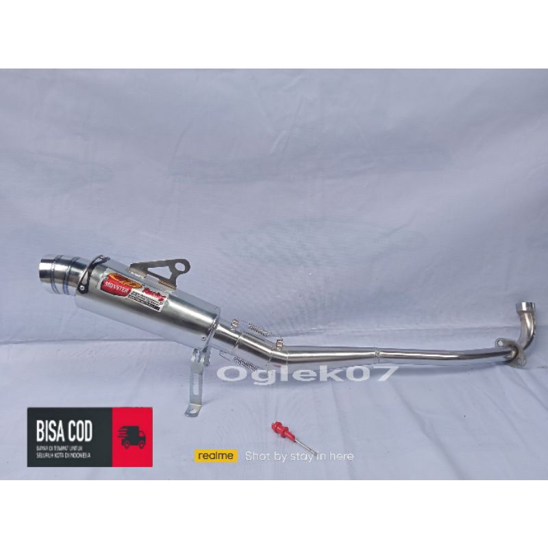 KNALPOT RACING CLD MONSTER SUPRA / JUPITER / GRAND / ASTREA / C70 / JUPITER / VEGA