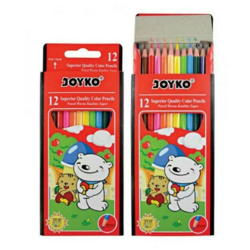 

PENSIL WARNA JOYKO PANJANG 12 WARNA / PENSIL WARNA JOYKO 24 WARNA PANJANG / PENSIL WARNA JOYKO 12 WARNA PENDEK
