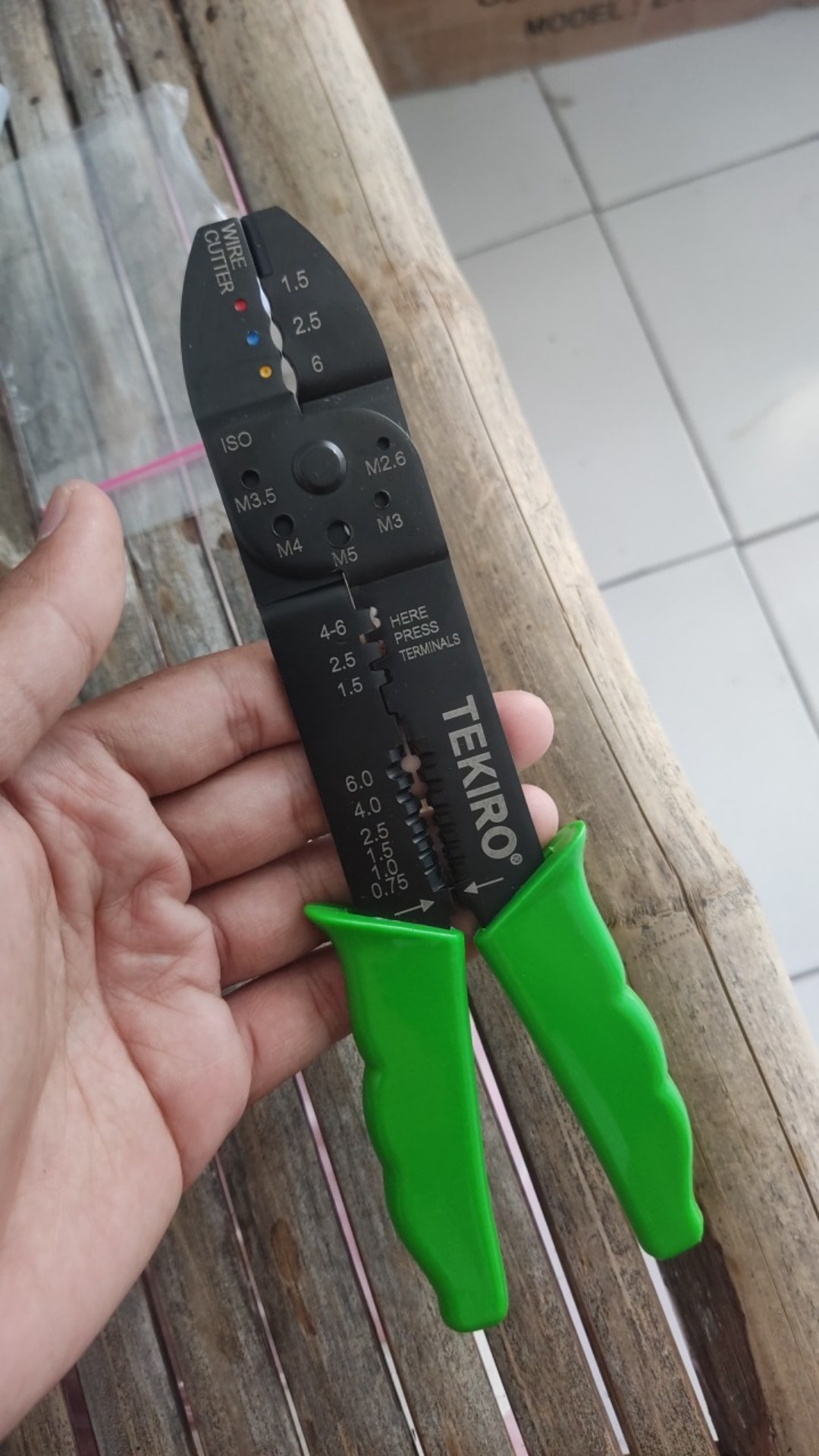 Tekiro Tang Crimping 9inch Five Way Crimping Tools Original