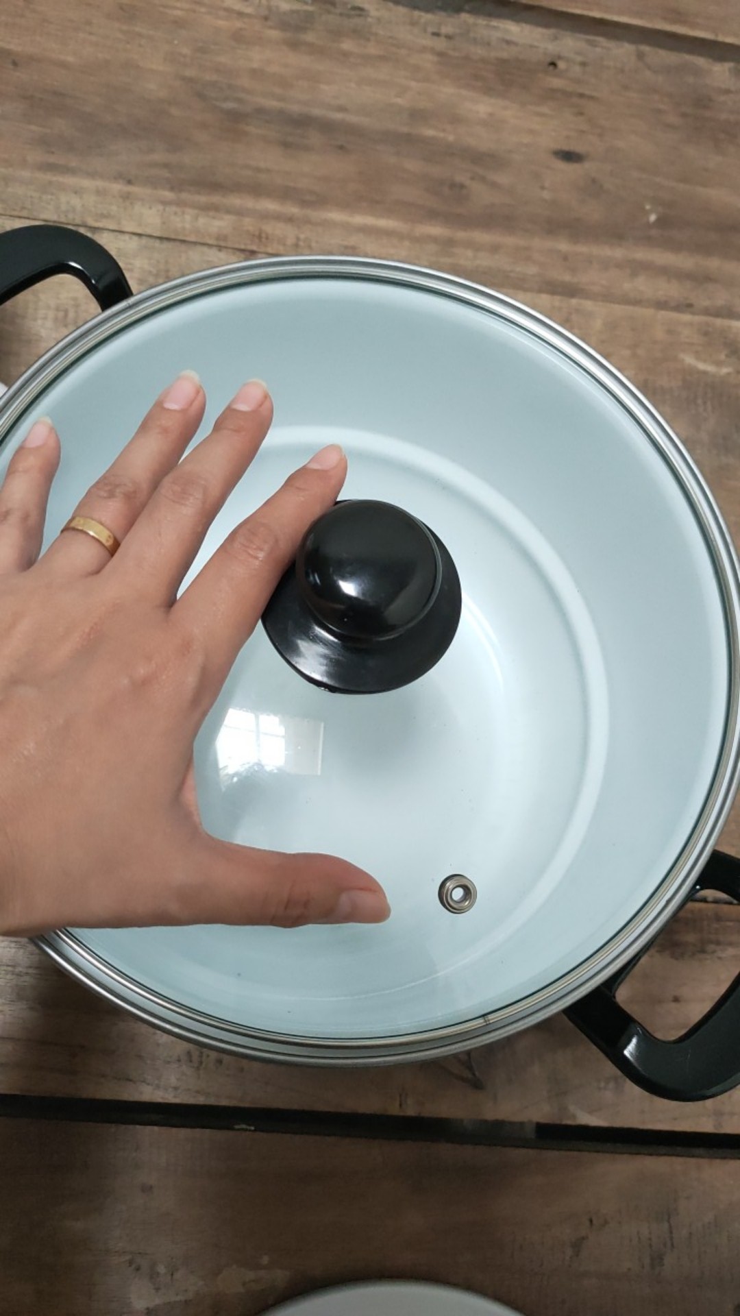 Kukusan Enamel 26 Cm Ceria Maspion (tinggi 17,)