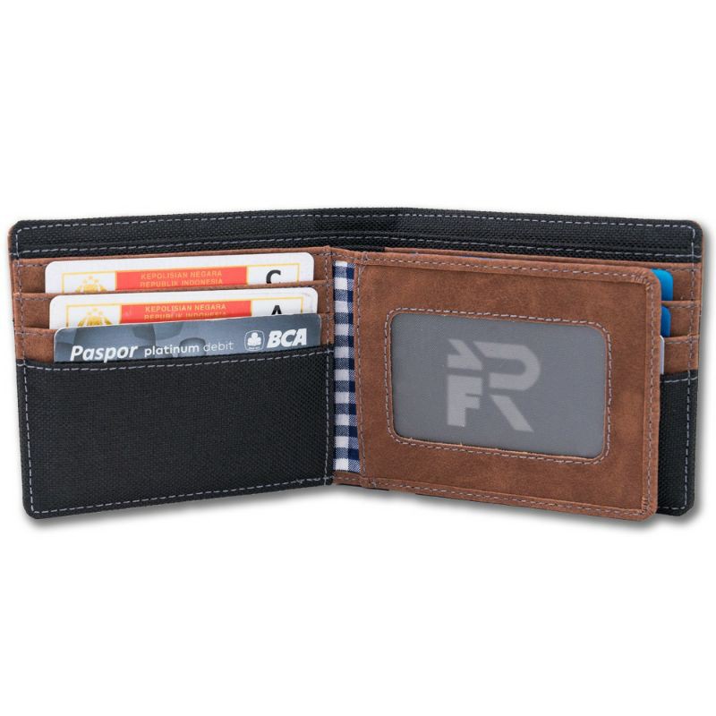 Dompet Kulit Canvas Distro JFR JP41 Original Murah