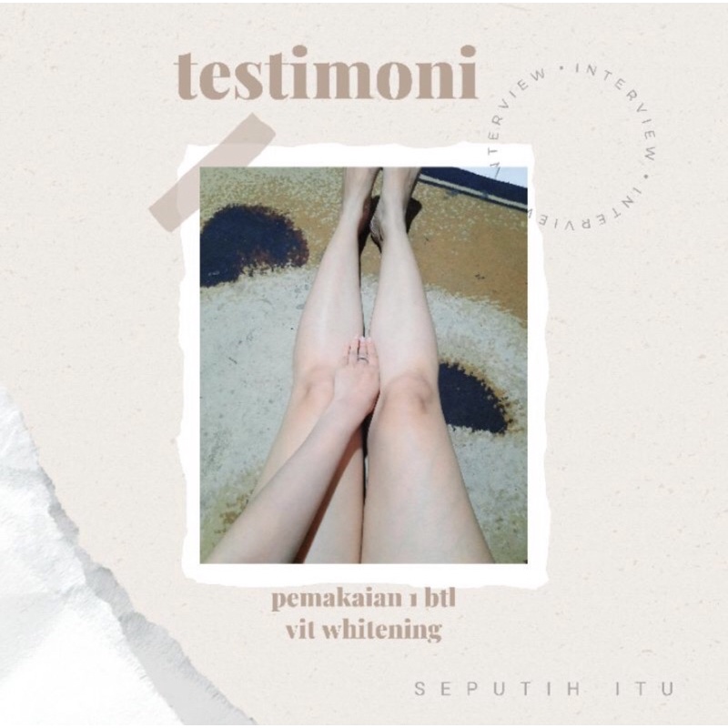 [READY STOCK&amp;FREE GIFT] VITAMIN WHITENING BY SEPUTIH ITU // MINYAK IKAN SEPUTIHITU