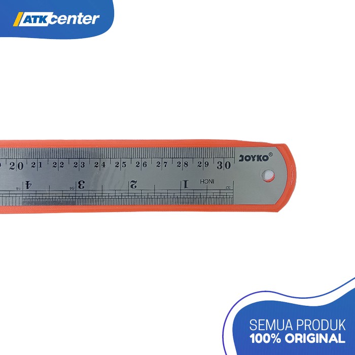 

Penggaris / Garisan Besi Stainless Steel Joyko 30 cm