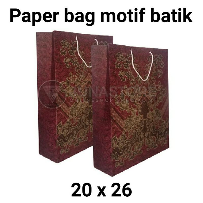 

PAPER BAG MOTIF BATIK 20 X 26