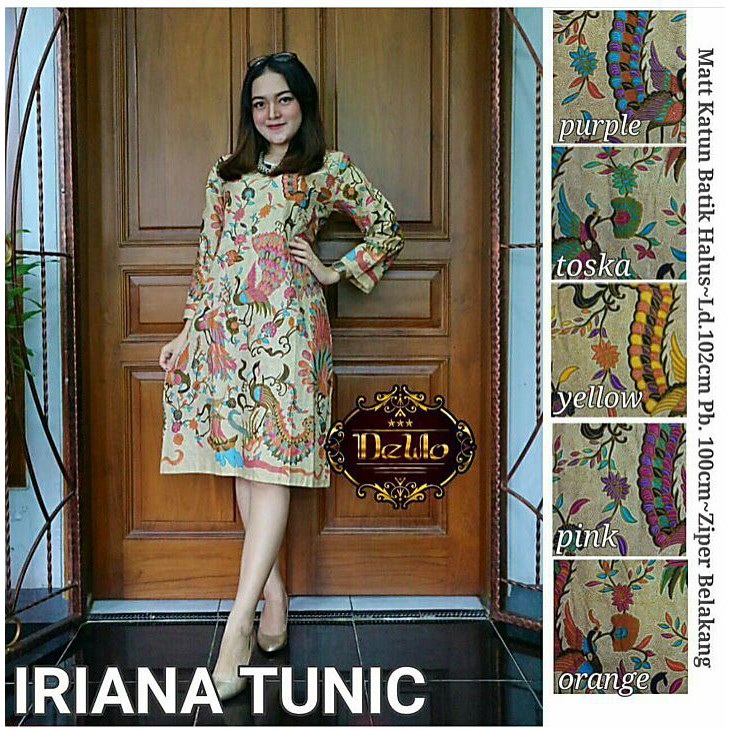 ADA JUMBO IRIANA KASUARI GADING BATIK PREMIUM MODERN KONDANGAN DRESS FORMAL SERAGAMAN