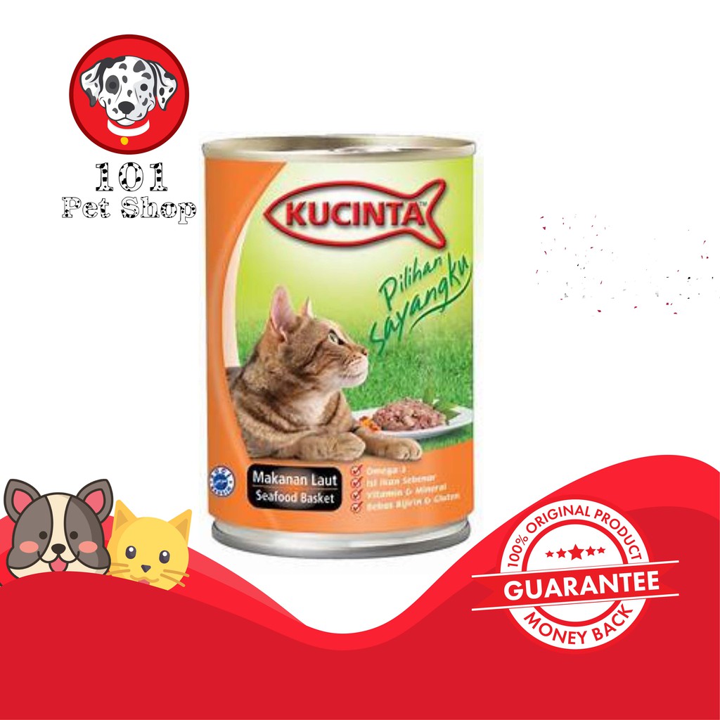 MAKANAN KUCING KUCINTA SEAFOOD 400GR