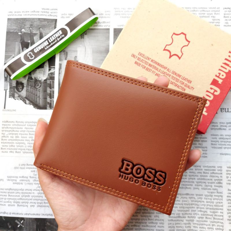 Dompet Pria Branded Tebal Model Lipat Dompet Cowok HucoBos