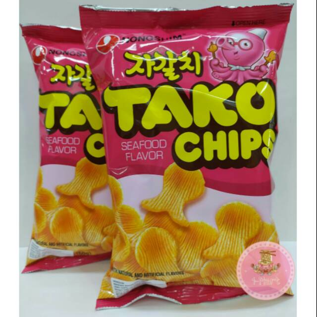 

Nongshim Tako Chips - Snack Rasa Seafood 60gram