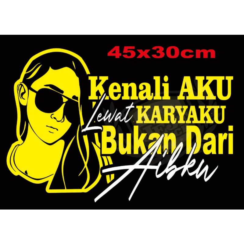 STIKER MOBIL, STIKER CUTTING, STIKER TRUK, STIKER KACA