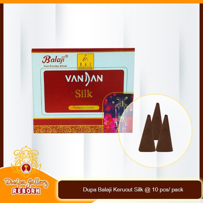 Dupa hio wangi harum balaji kerucut tumpeng Silk @ 10 pcs/ pack