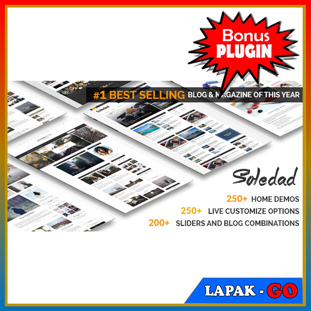 Template Multi-Concept Blog/Magazine | Premium Wordpress Template