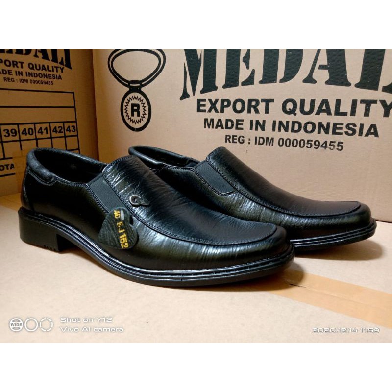 SEPATU KULIT PRIA SEPATU KERJA SEPATU KULIT MEDALI SEPATU PRIA SEPATU KULIT ASLI SEPATU PANTOFEL PRIA