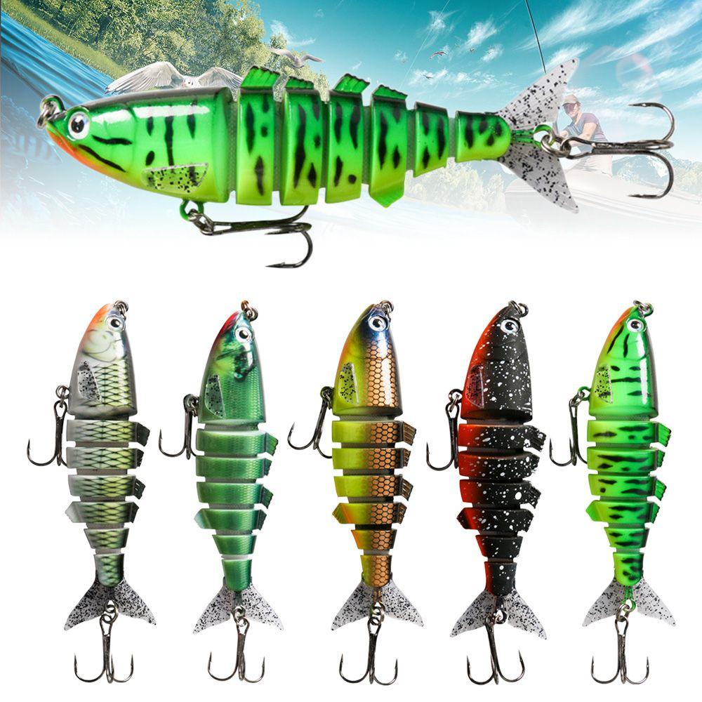 Preva 1PC Umpan Pancing 11cm 26g Plastik Buatan Engkol Keras Treble Hooks